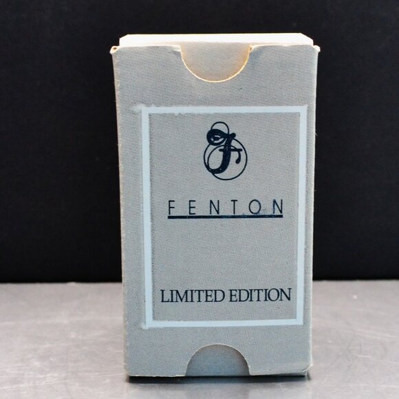 Vintage Fenton Butterfly Floral Egg Signed Numbered w/ Box Collectible - Picture 5 of 8